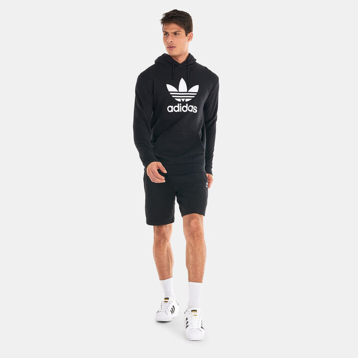 adidas Originals Men's Adicolor Classics Trefoil Hoodie Black image number 2