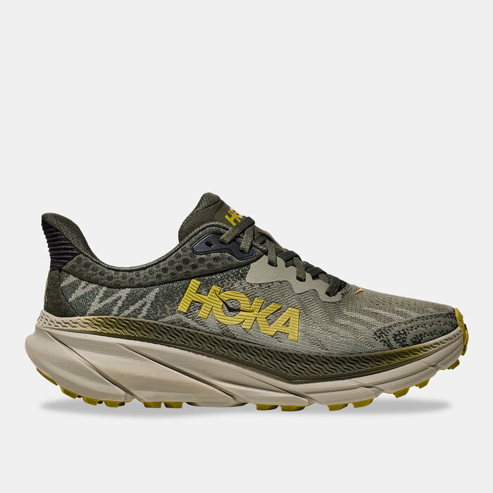 HOKA Men's Challenger 7 Versatile Running Shoe Green image number 0