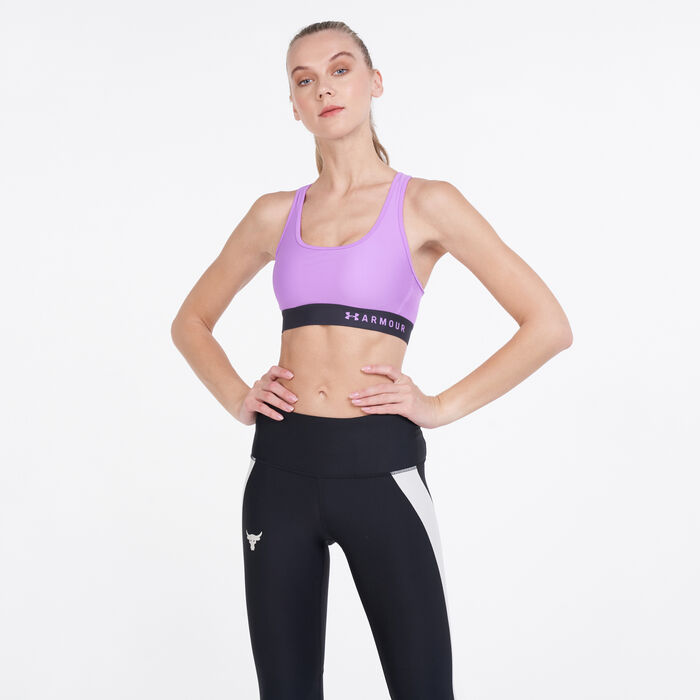 Under Armour Women's Armour Mid Crossback Sports Bra 2024, Buy Under Armour  Online