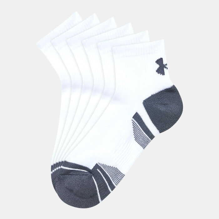 Under Armour Performance Tech Quarter Socks (3 Pairs) White image number 0