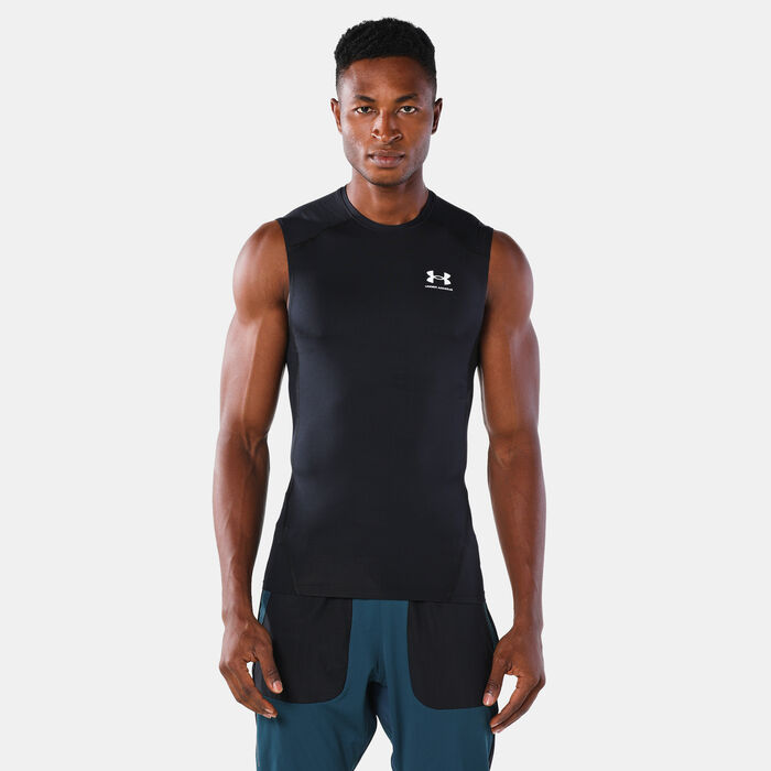 Under Armour Men's HeatGear Armour Top Black image number 0