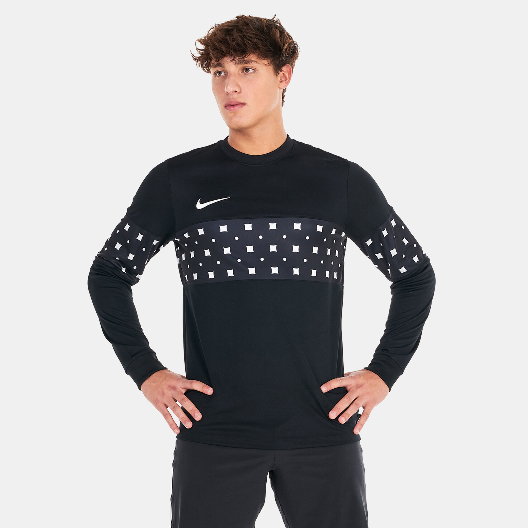 Nike long sleeve football top deals
