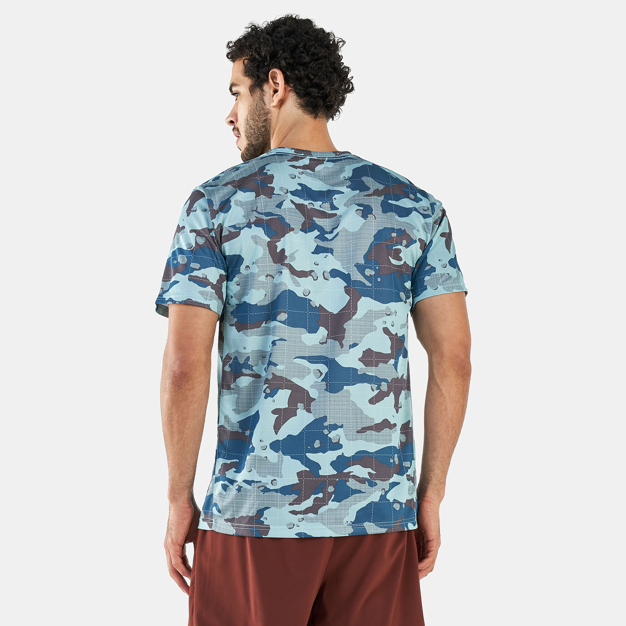 Nike blue camo t shirt discount