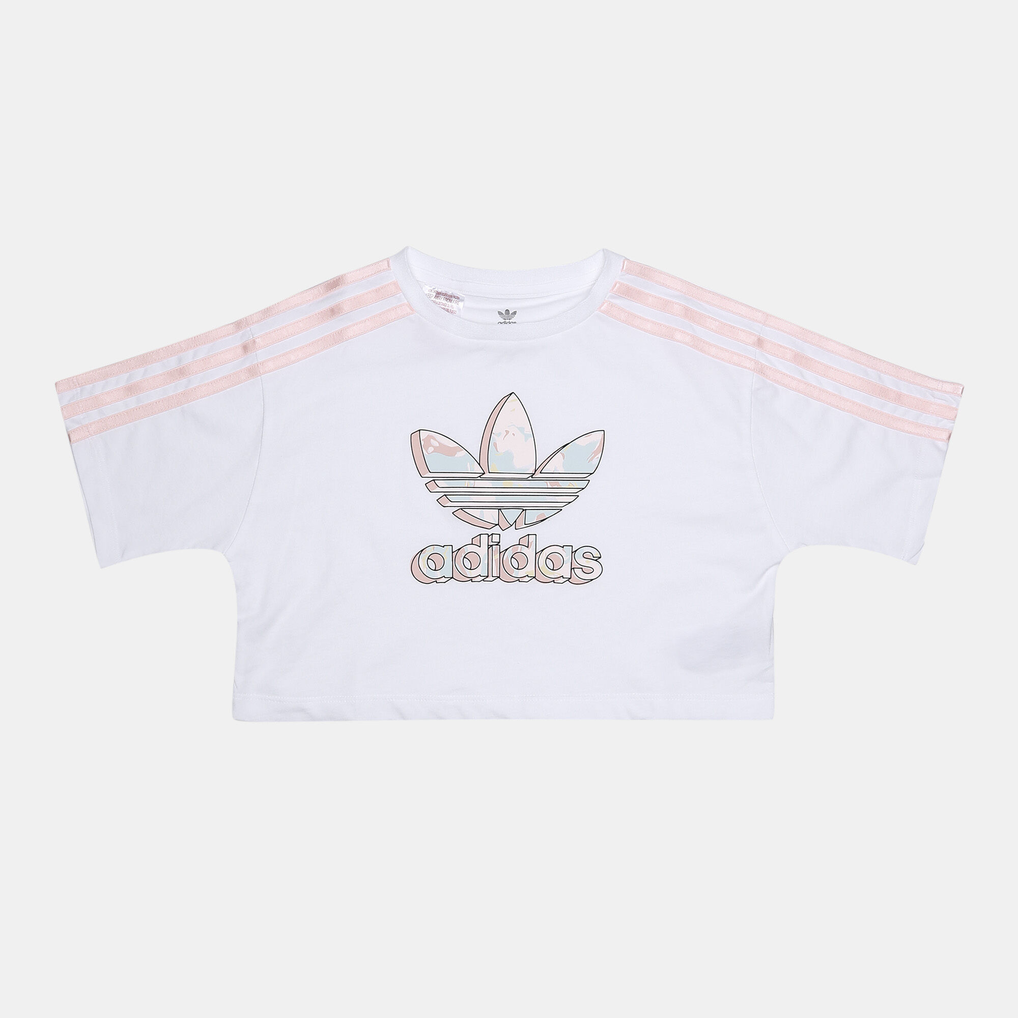Adidas graphic cropped hotsell tee