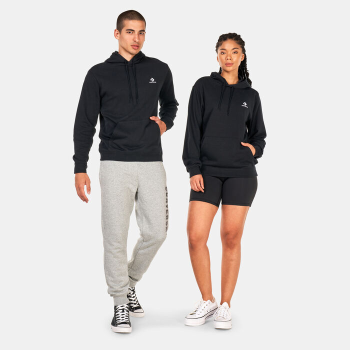 Converse Go-To Embroidered Star Chevron Pullover Hoodie Black image number 2