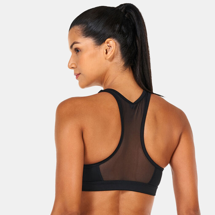 PUMA Women's Mid Impact 4Keeps Sports Bra Black image number 1