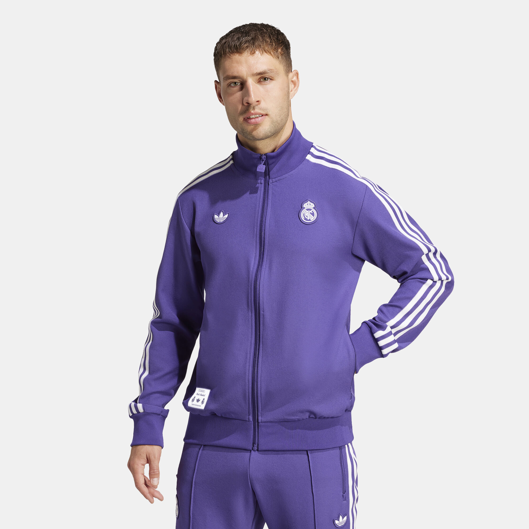 Shop adidas Men's Real Madrid Terrace Icons Track Jacket