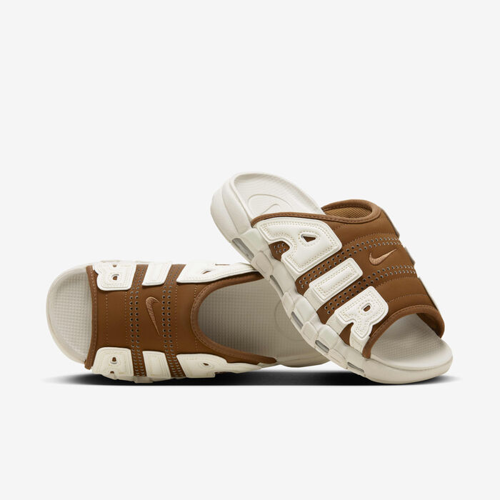 Nike Men's Air More Uptempo Slides Ivory image number 0