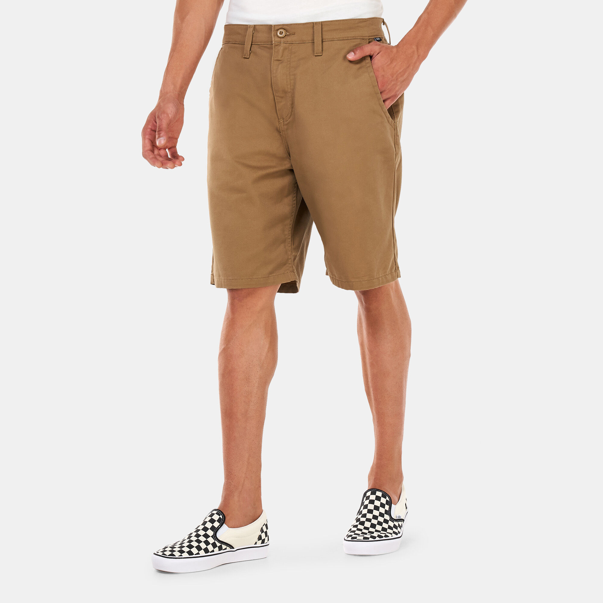 Vans with khaki shorts hot sale