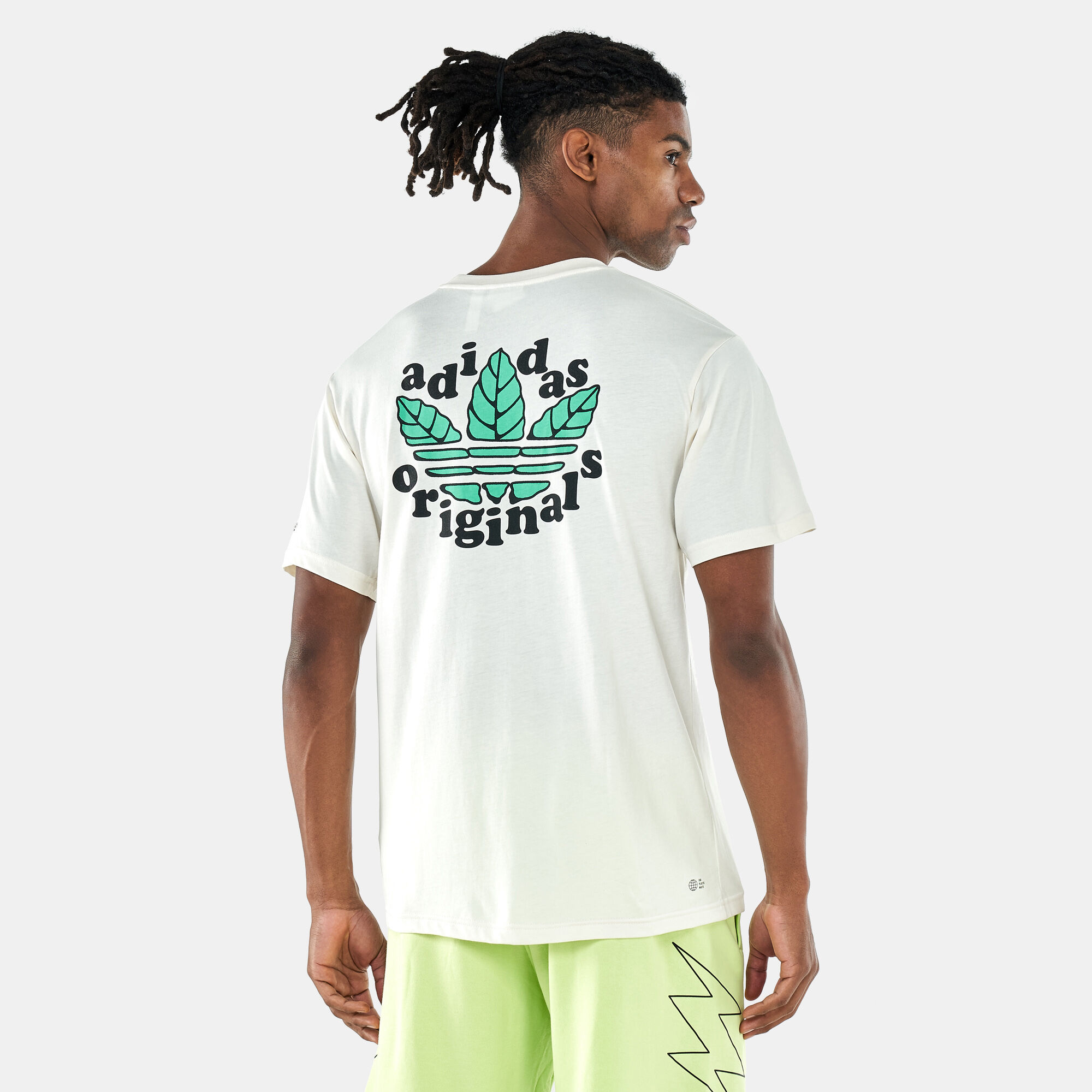 Men s Trefoil Leaves T Shirt Beige adidas Originals in Kuwait SSS