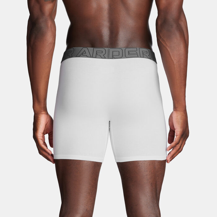Under Armour Men's Performance Boxers (3 Pieces) White image number 1