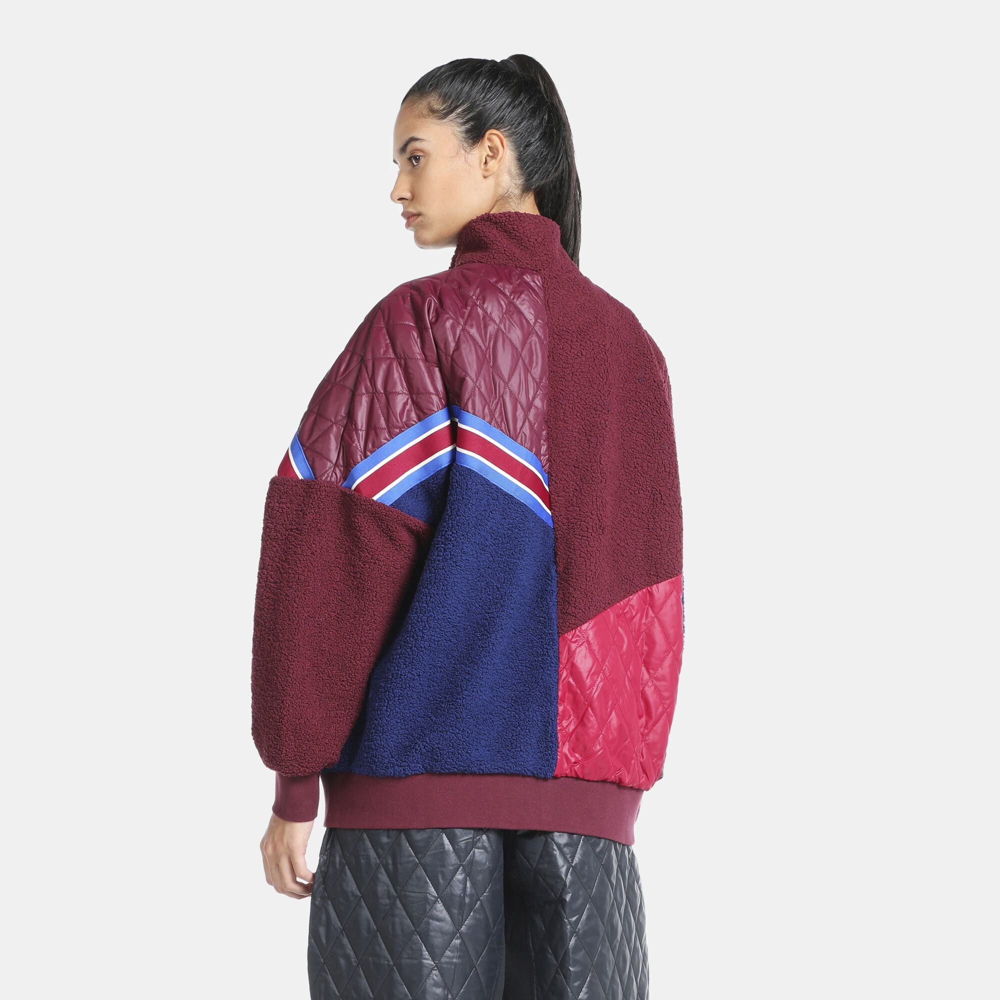 Sherpa track jacket sales