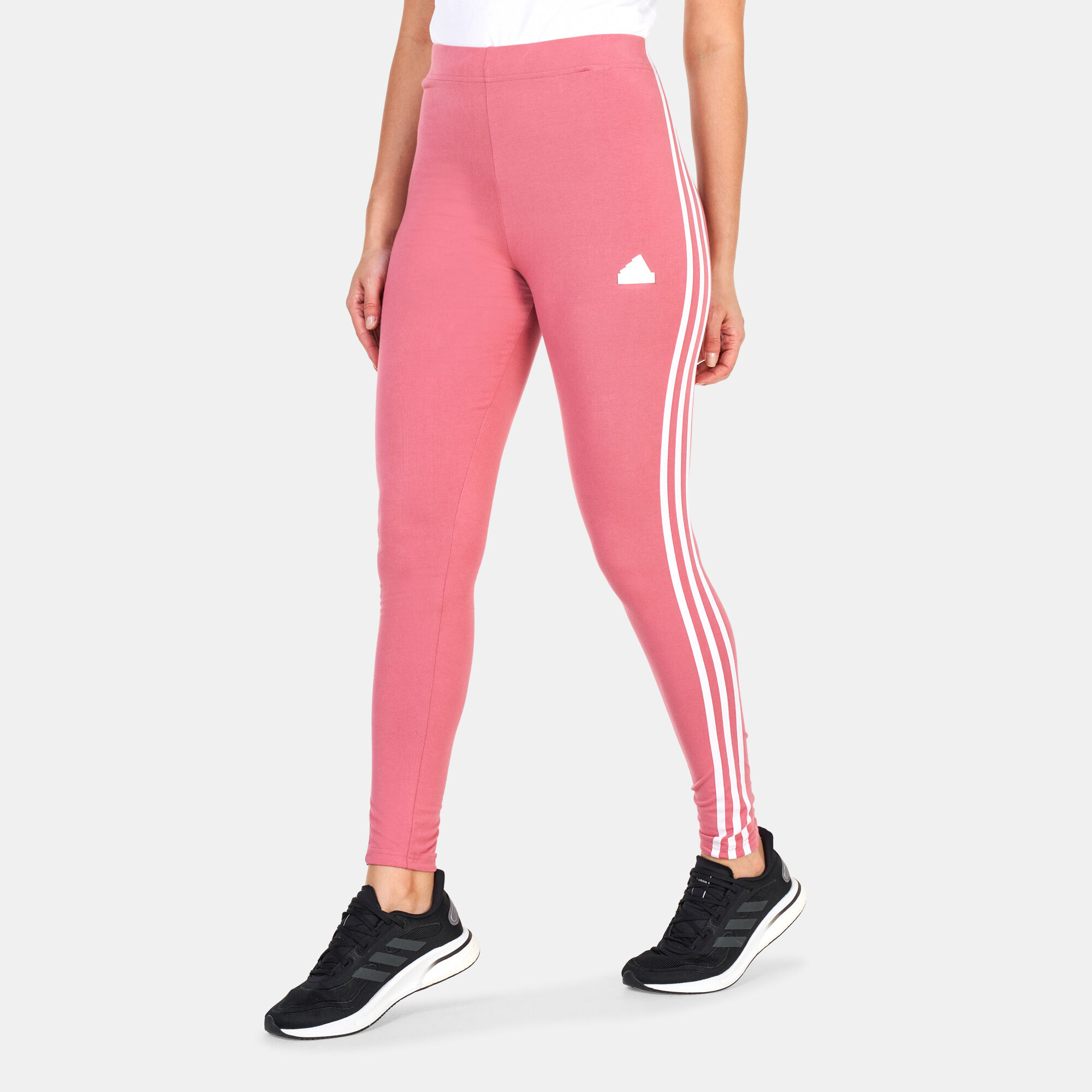 Buy adidas Women s Future Icons 3 Stripes Leggings Red in Kuwait SSS