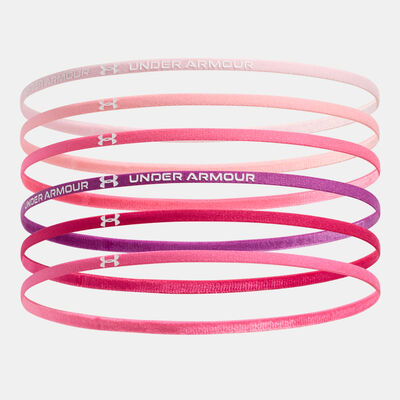 Under Armour Kids' Mini Elastic Headbands (6 Pieces) Pink