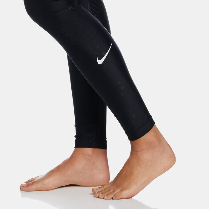 Nike Swim Women's Swim Slim Leggings Black image number 3