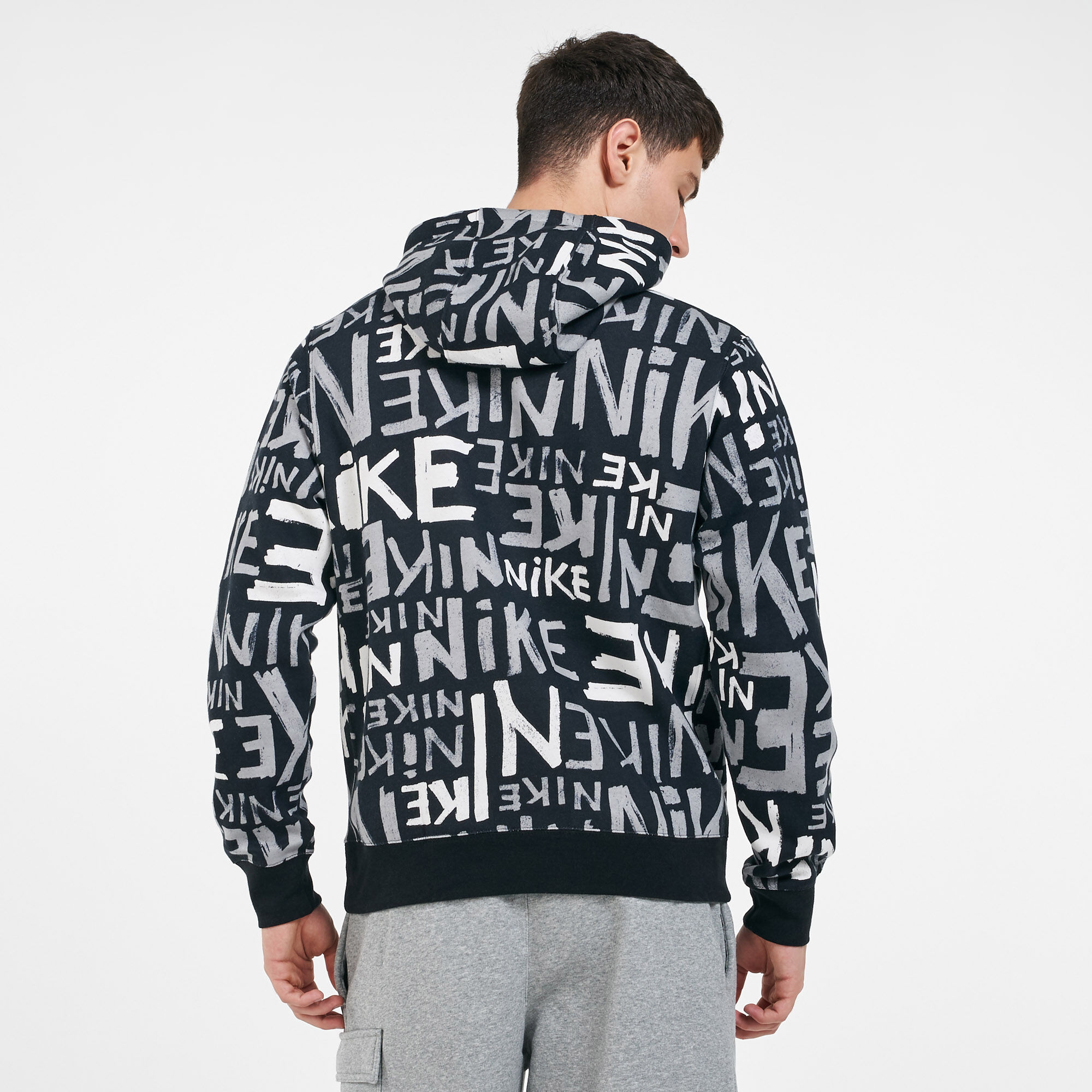 Nike all over print hoodie hot sale
