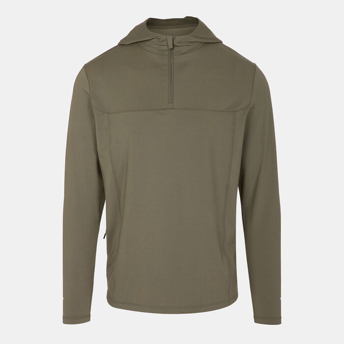 Sun and Sand Sports Men's Quarter Zip Hoodie Green image number 0