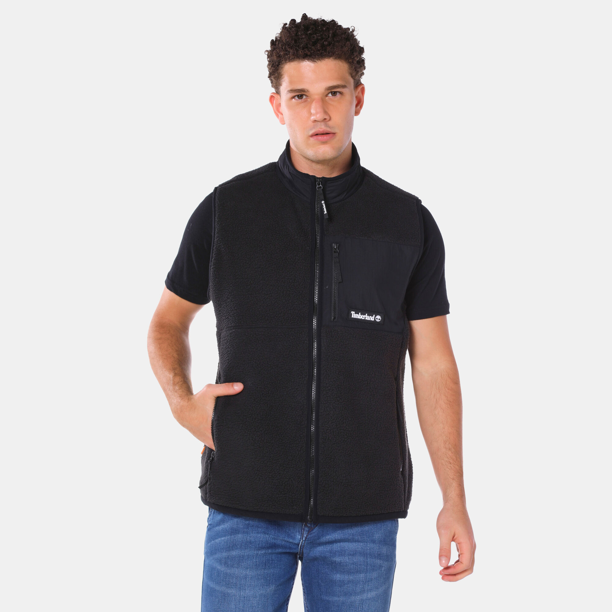 Timberland fleece vest store