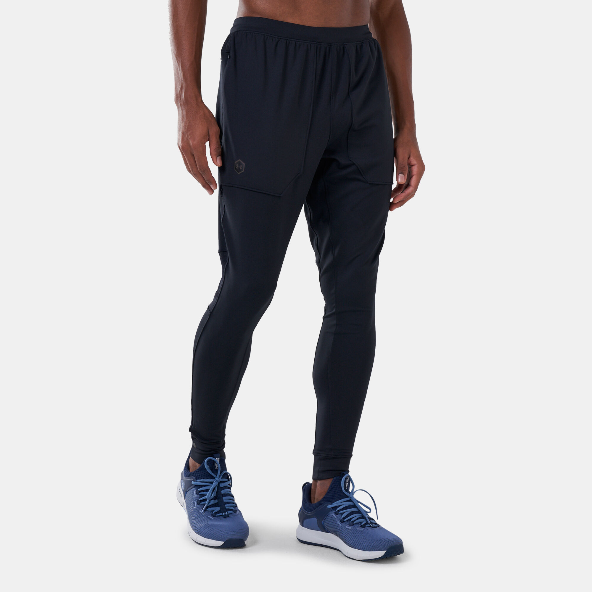 Buy Under Armour Men s RUSH Fitted Pants Black in Kuwait SSS