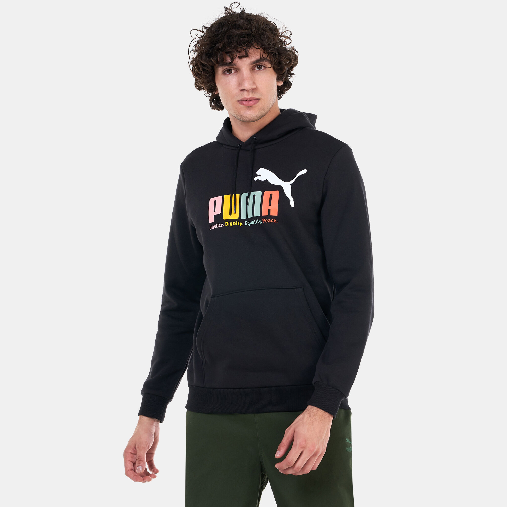 Puma pullover hoodie mens best sale