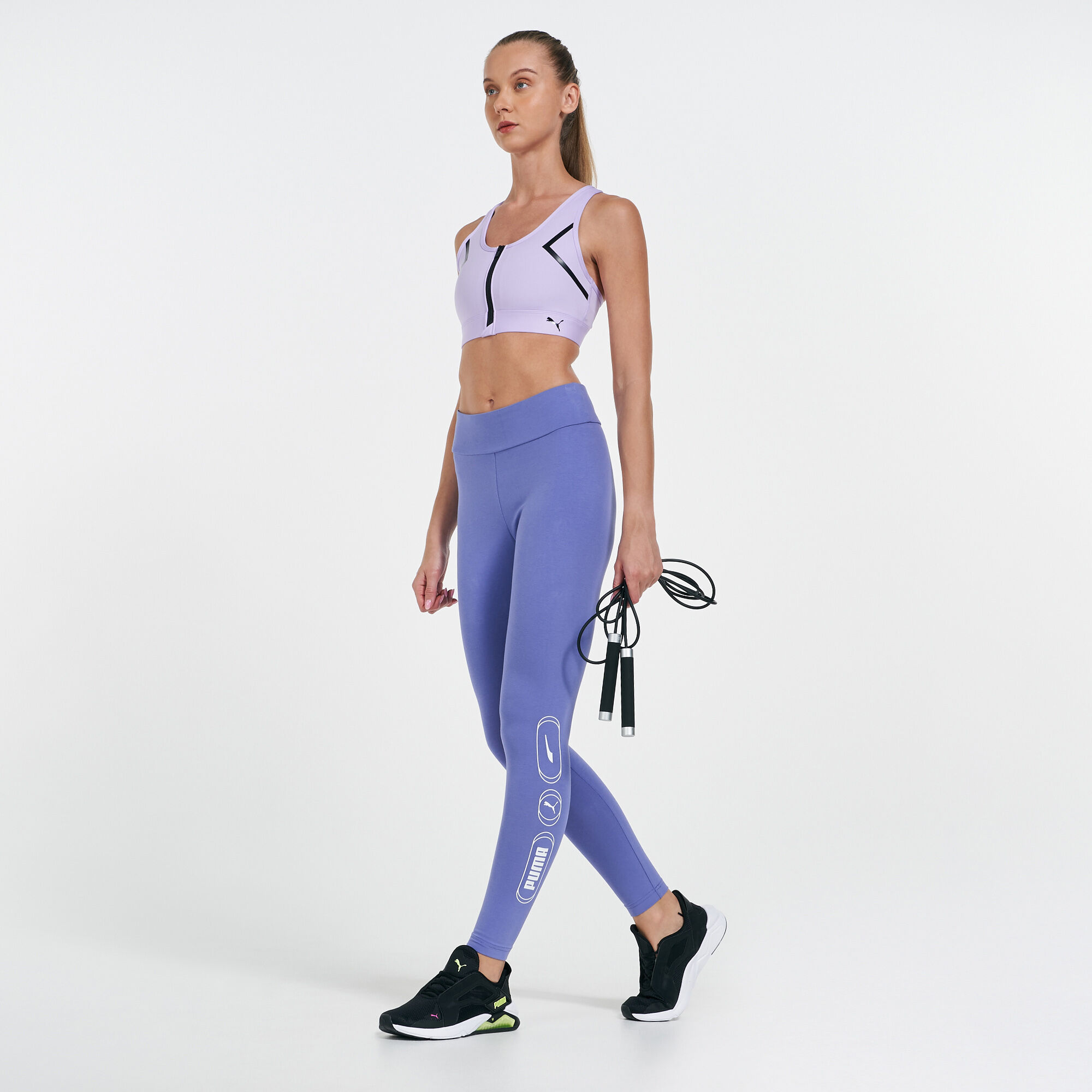 Women s Rebel High Waist 7 8 Leggings Blue PUMA in Kuwait SSS