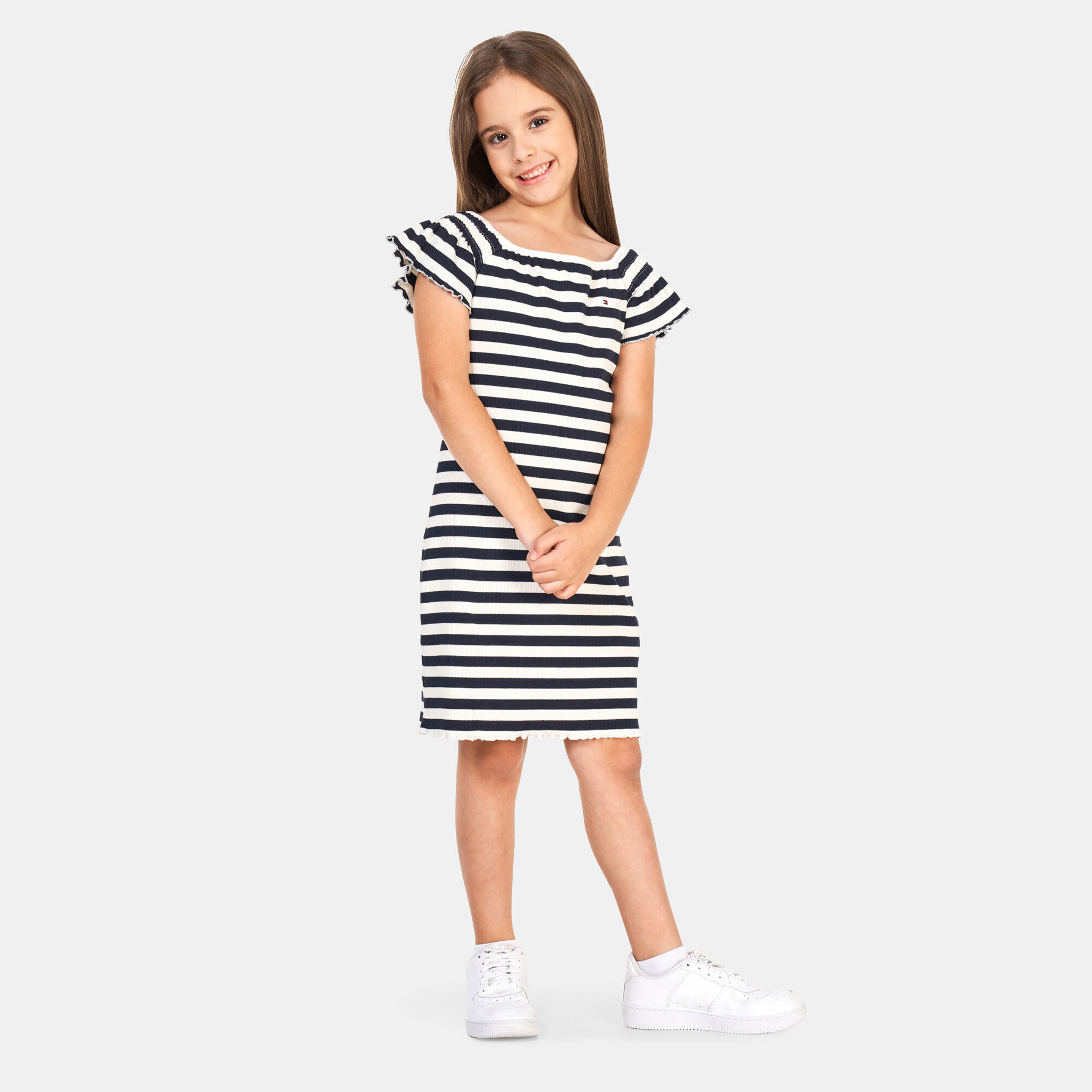 Tommy hilfiger off shoulder dress deals