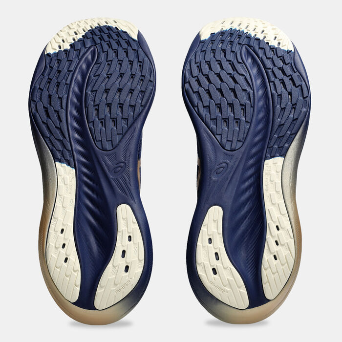 ASICS Men's GEL-NIMBUS 26 PLATINUM Running Shoes Blue image number 3