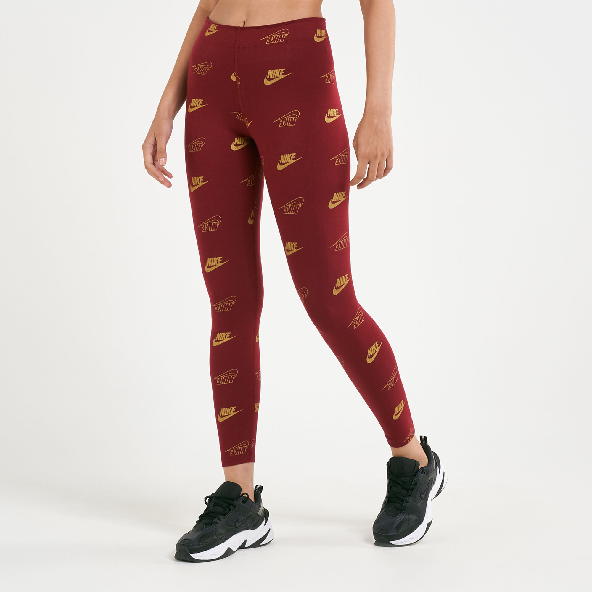Buy Nike Women s Sportwear Shine Leggings Red in Kuwait SSS