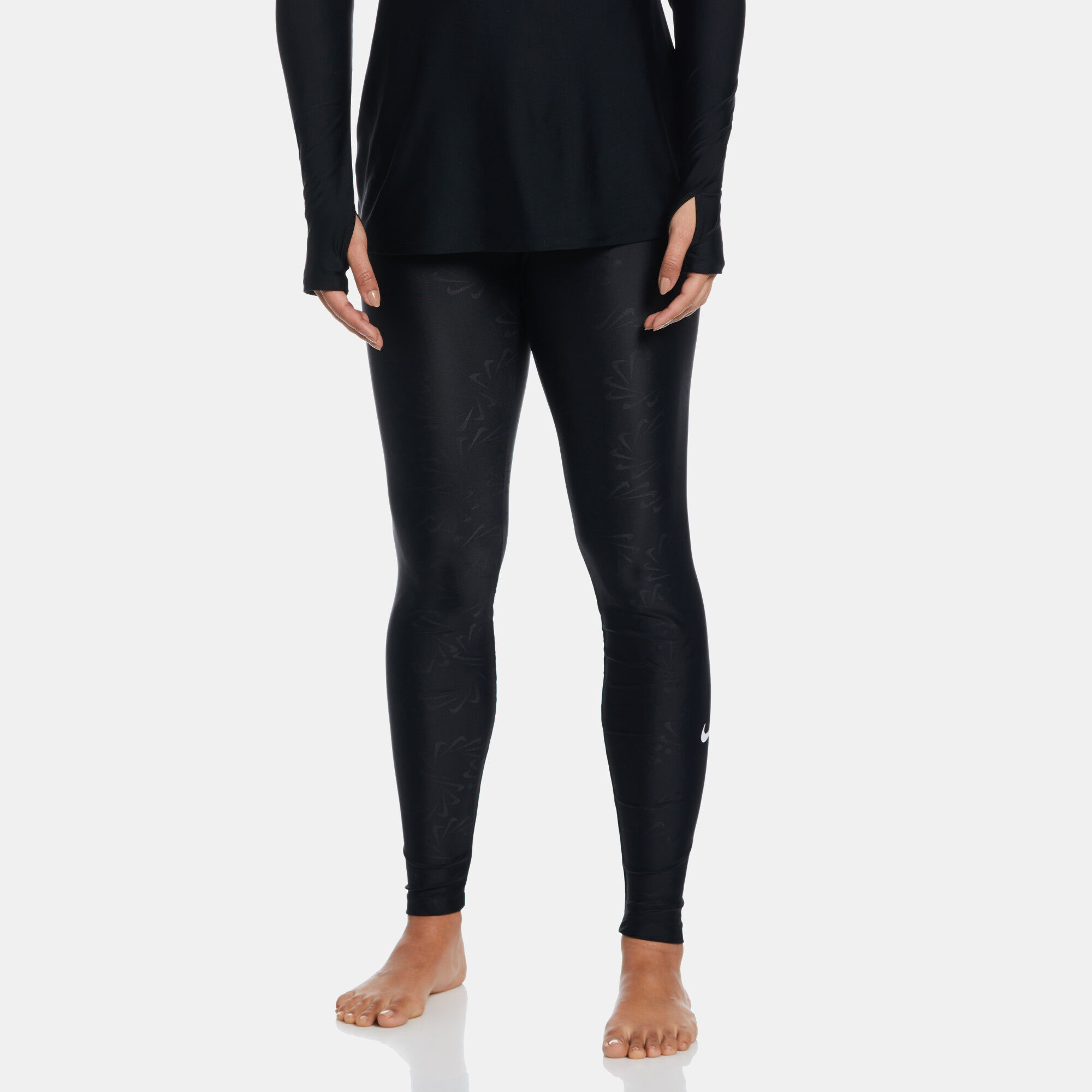 Women s Swim Slim Leggings Black Nike Swim in Kuwait SSS