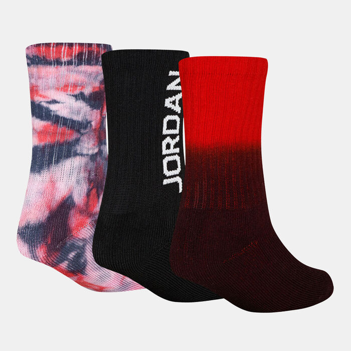 Nike Kids' Essential Poolside Crew Socks (3 Pairs) Black image number 1