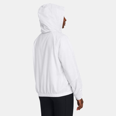 Under Armour Women's Rival Windbreaker Jacket White