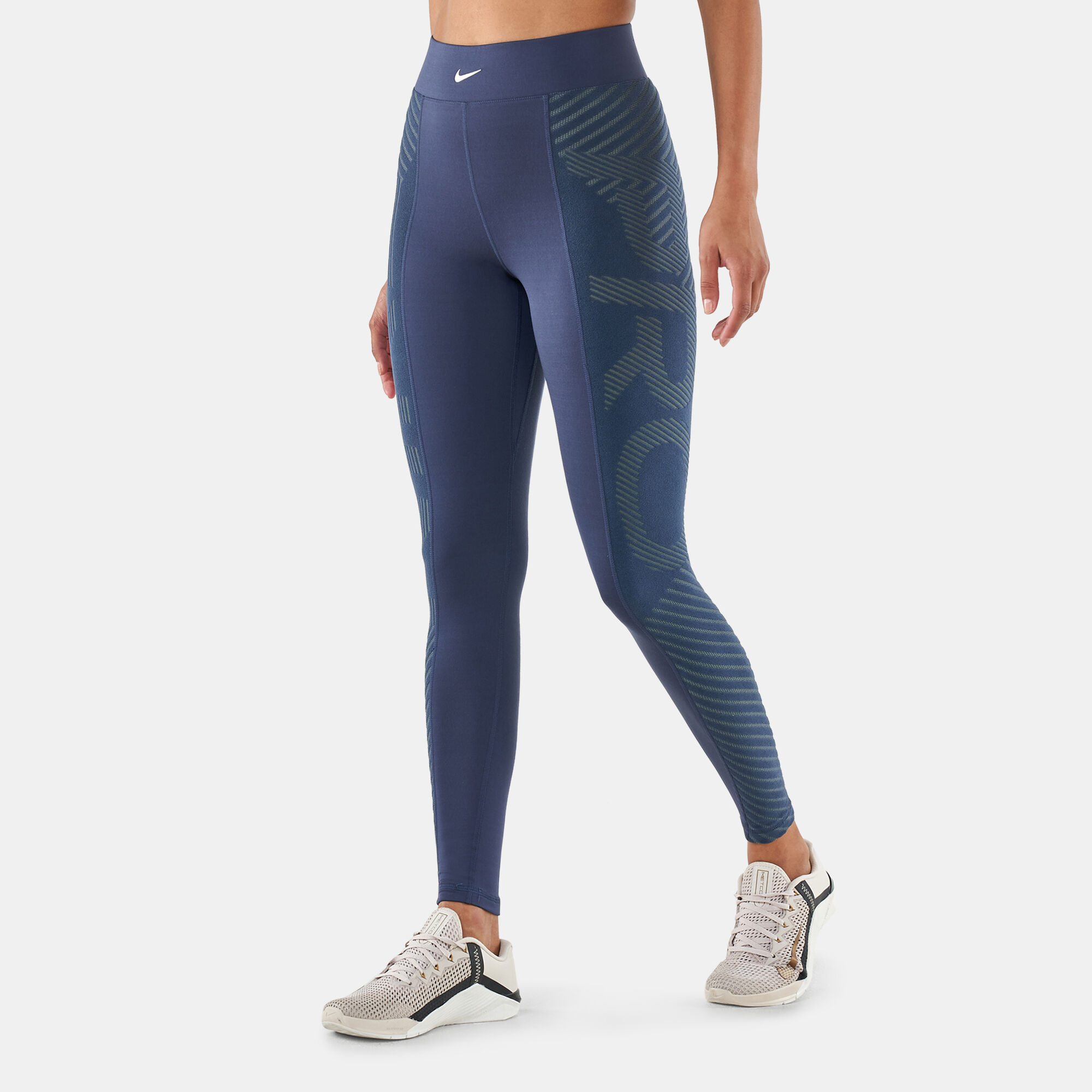 Blue nike easy run tight sales