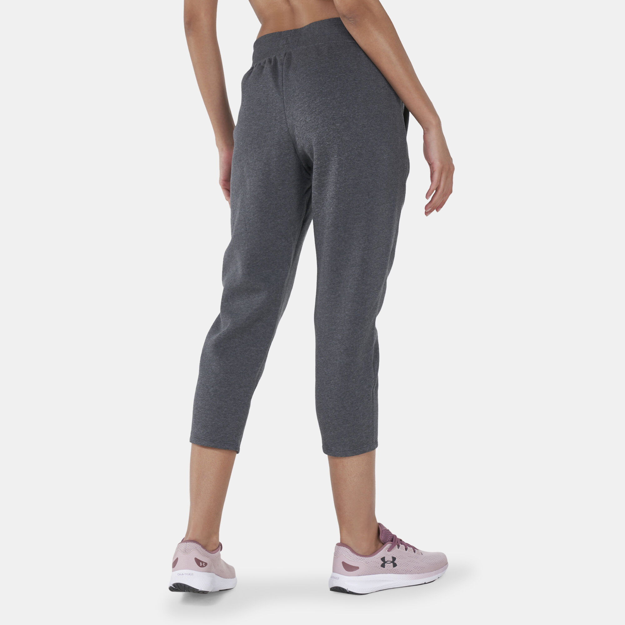 Under Armour Women s Rival Fleece Sportstyle Cropped Track Pants