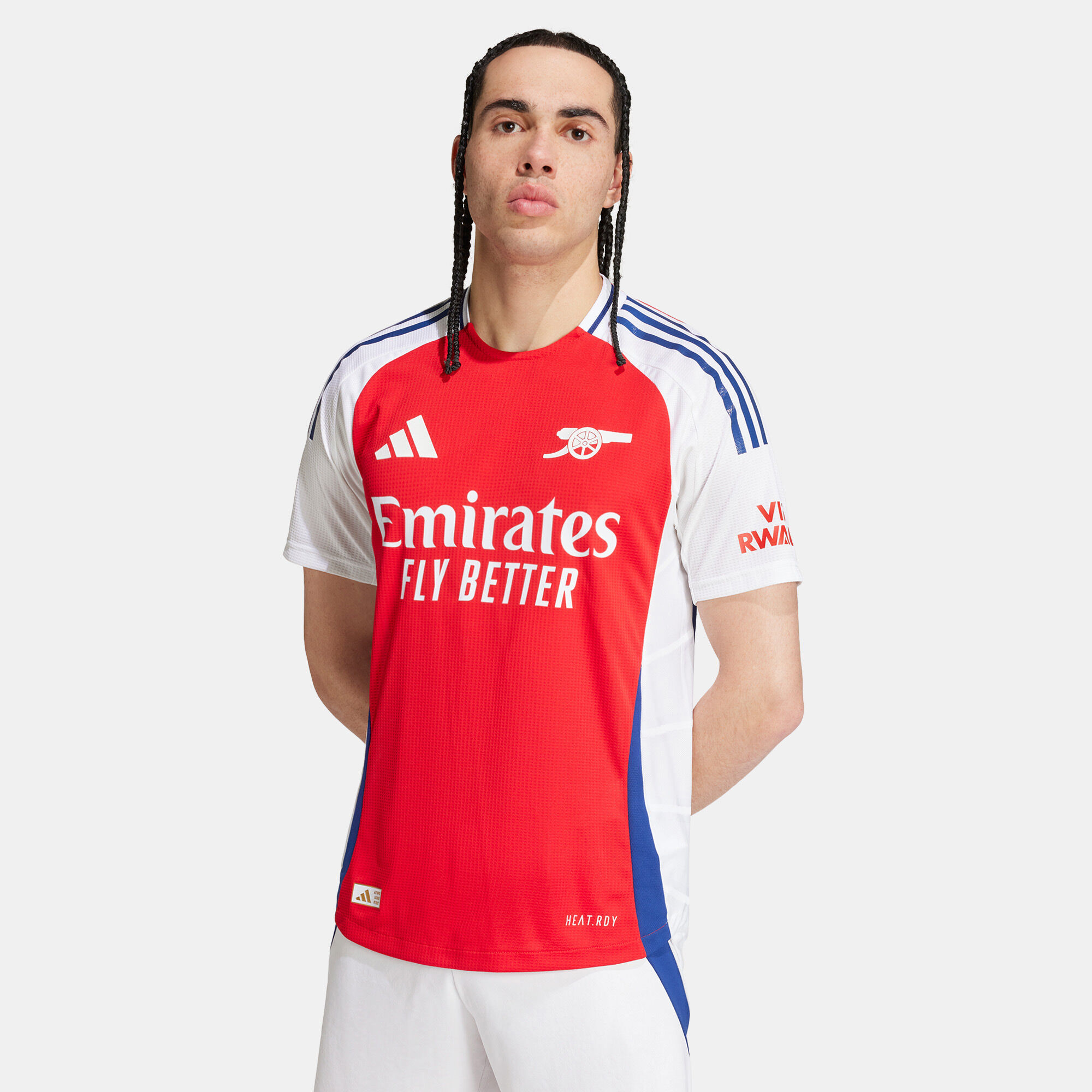 Men s Arsenal Authentic Home Football Jersey 2024 25 White adidas in Kuwait SSS