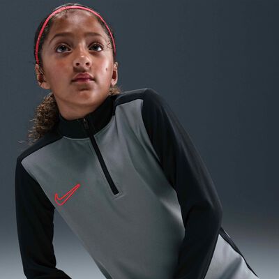 Nike Kids' Academy 1/4-Zip Football Drill Top Grey