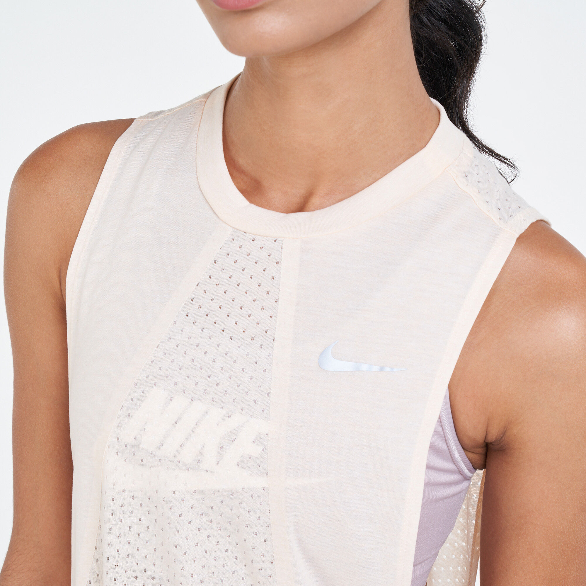 Buy Nike Women s Breathe Tailwind Cool Tank Top Pink in Kuwait SSS