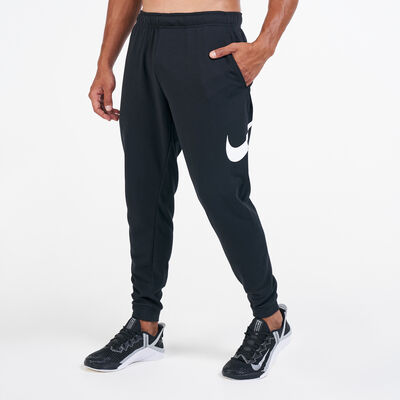Nike Men's Dri-FIT Dry Graphic Tapered Training Pants Black