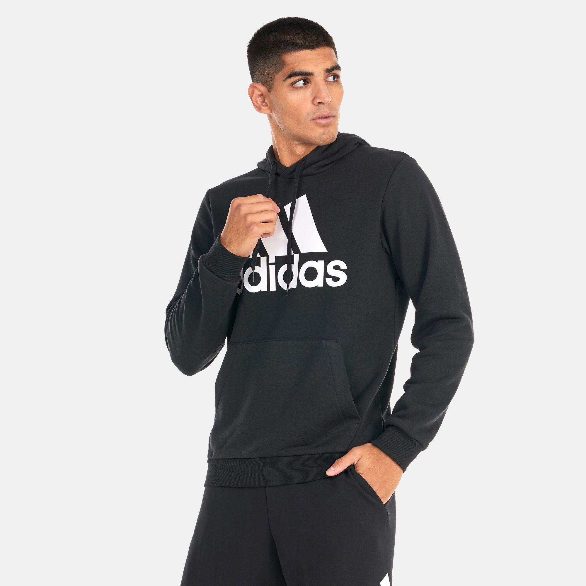 Men's adidas essential pullover hoodie hotsell
