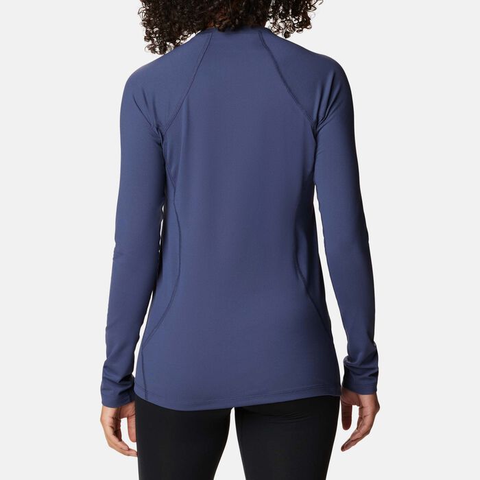 Columbia Women's Midweight Stretch Baselayer Long Sleeve Top Blue image number 1