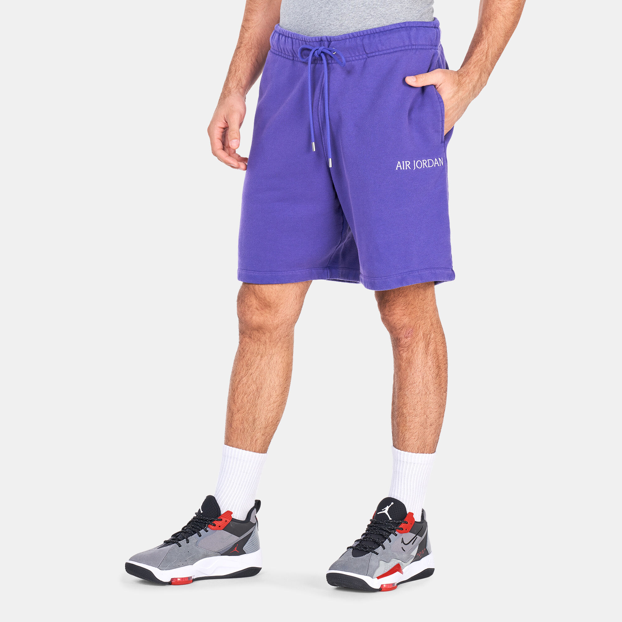 Purple air shop jordan shorts