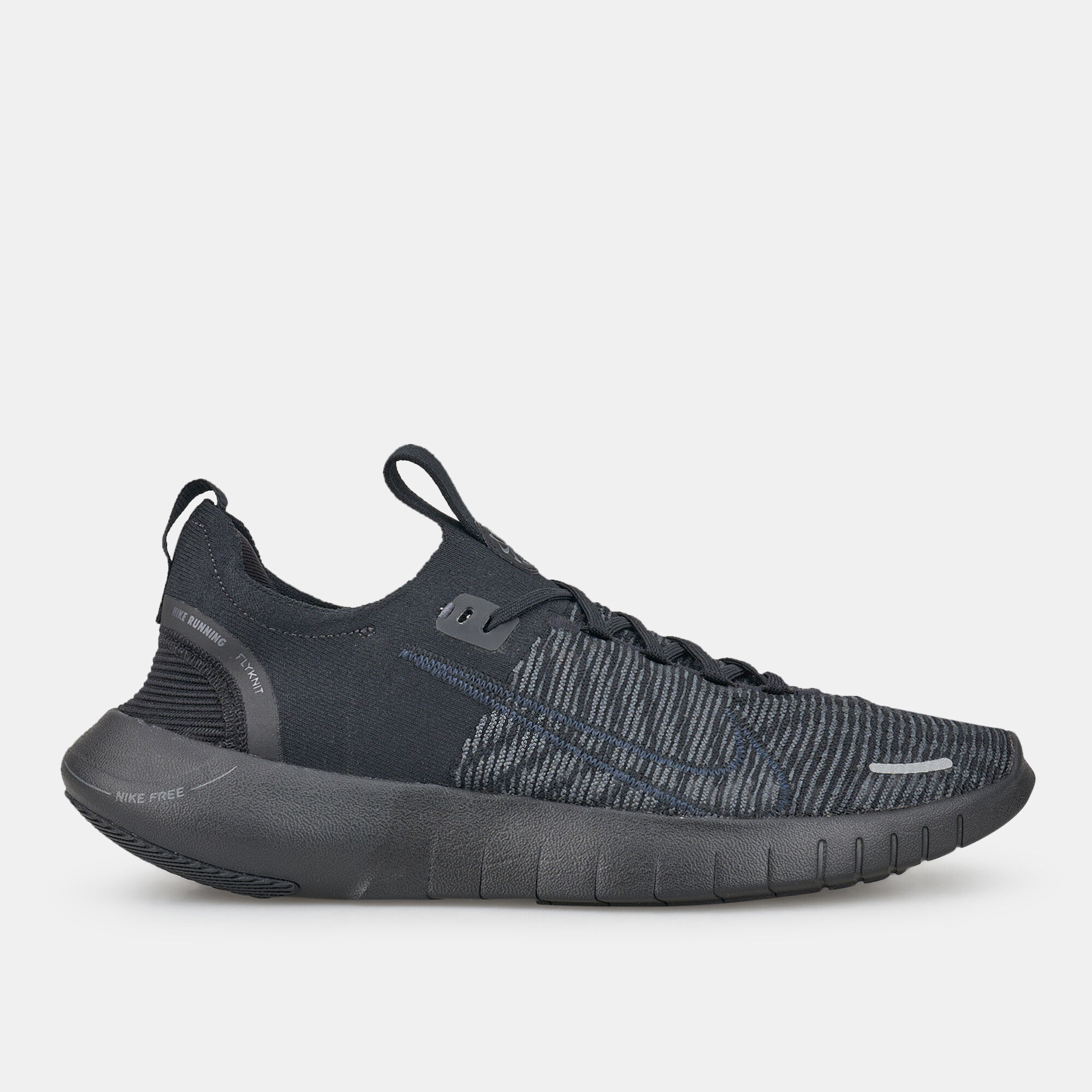 Men s Free Run Flyknit Next Nature Road Running Shoes Black Nike in Kuwait SSS