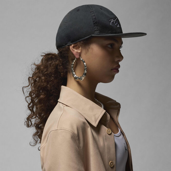 Jordan Flight Pro Unstructured 5-Panel Cap Grey image number 3