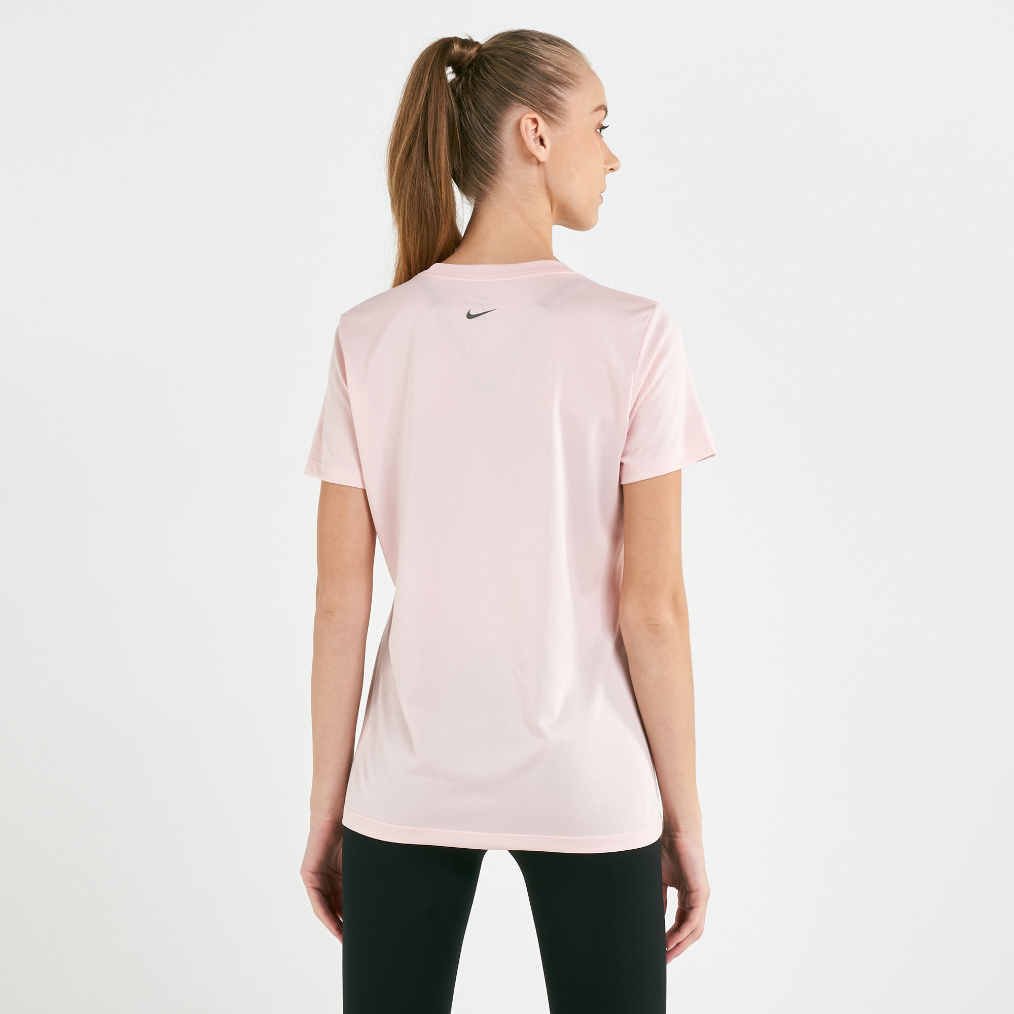 Buy Nike Women s Dri FIT Rebel T Shirt Pink in Kuwait SSS