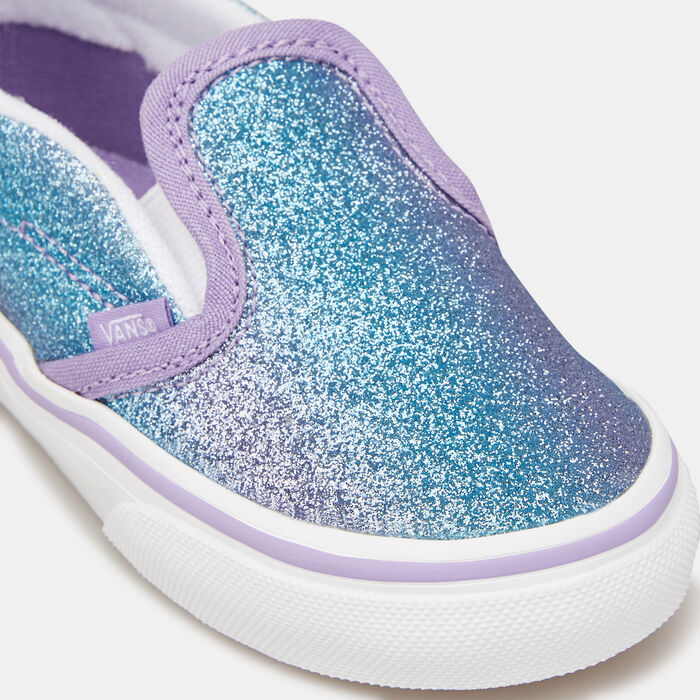 Vans Kids’ Ombre Glitter Slip-On V Unisex Shoe (Baby and Toddler) Multi image number 4