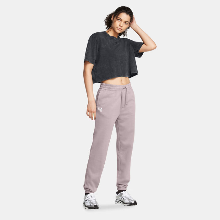 Under Armour Women's Rival Sweatpants Grey image number 2