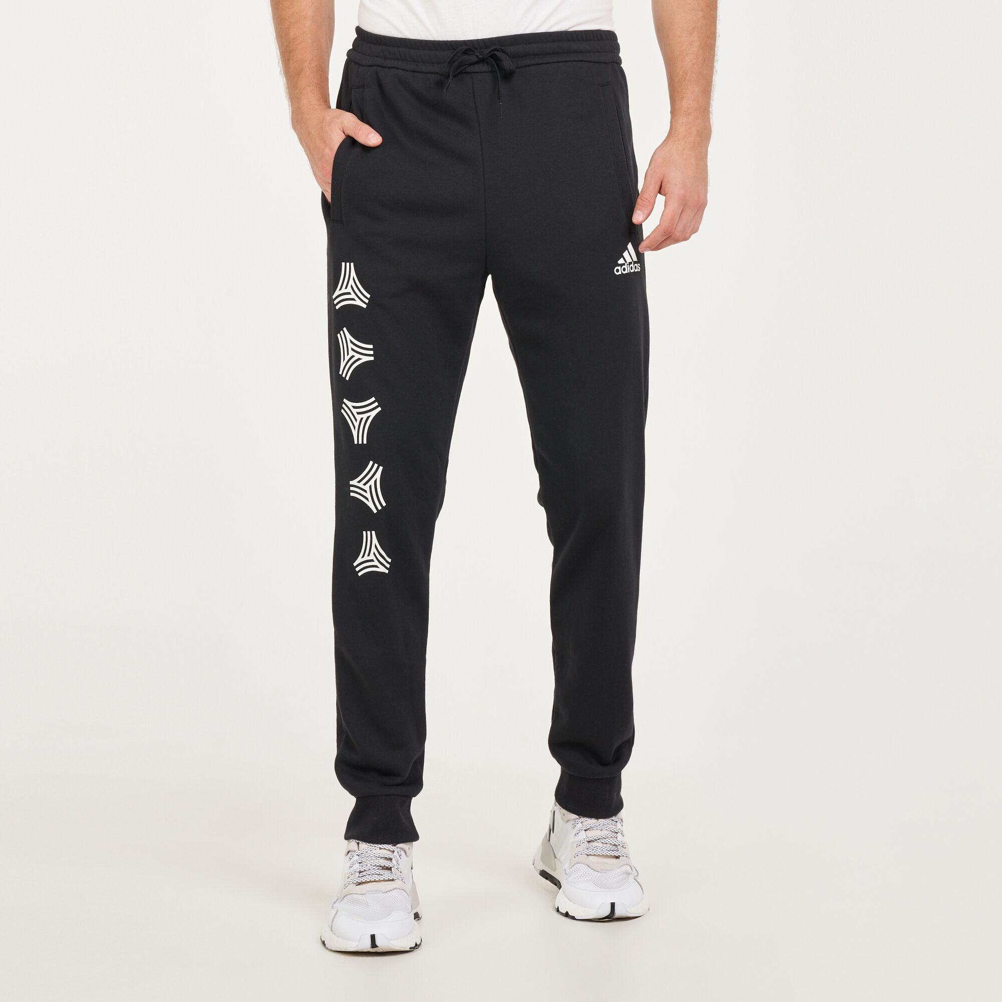 adidas Men s TAN Sweat Logo Sweatpants in Kuwait SSS