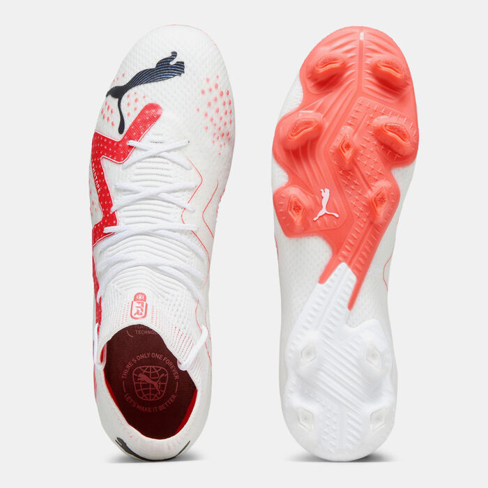 PUMA Men's FUTURE ULTIMATE Firm-Ground/Artificial-Ground Football Shoe White image number 3