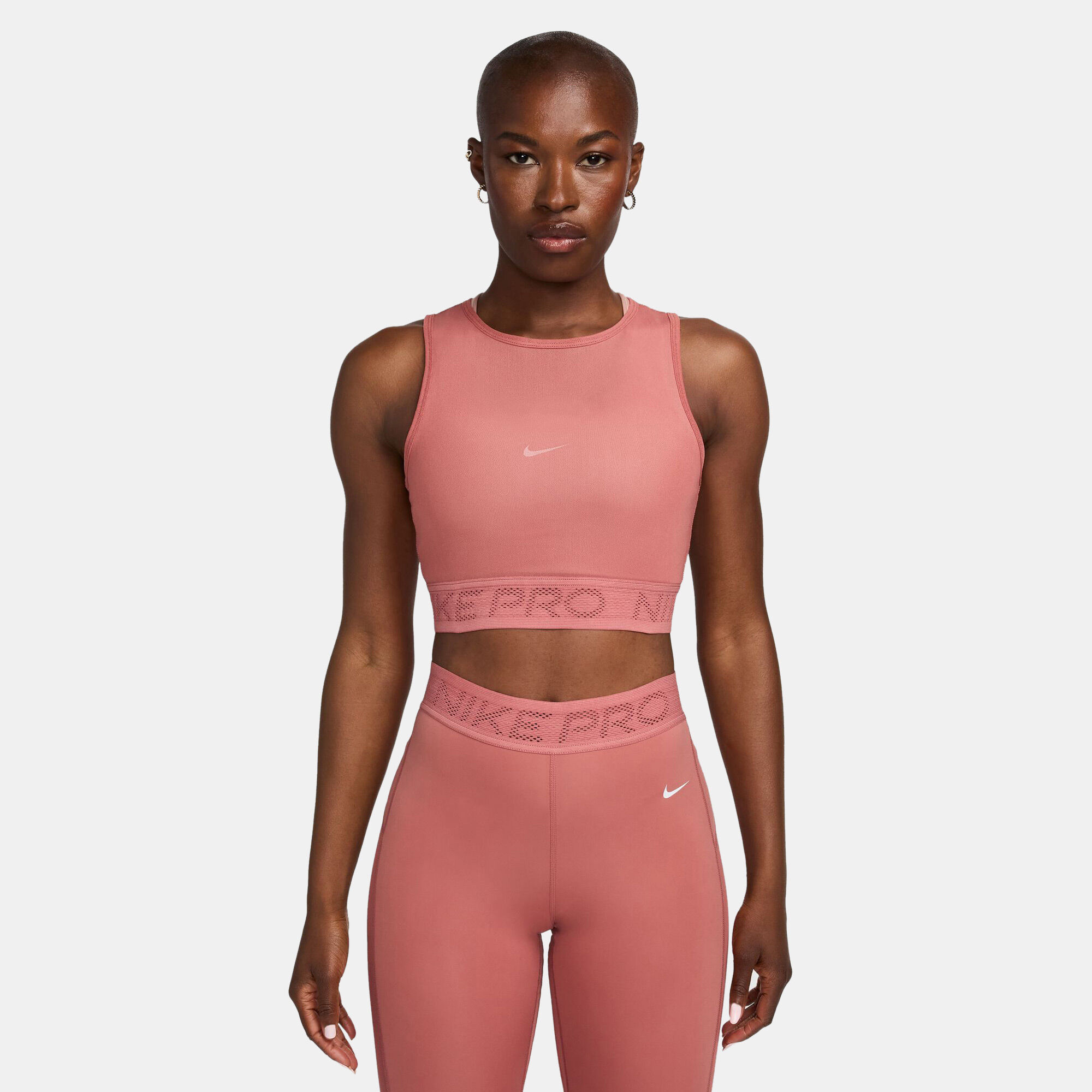 Women s Pro Mesh Tank Top Pink Nike in Kuwait SSS