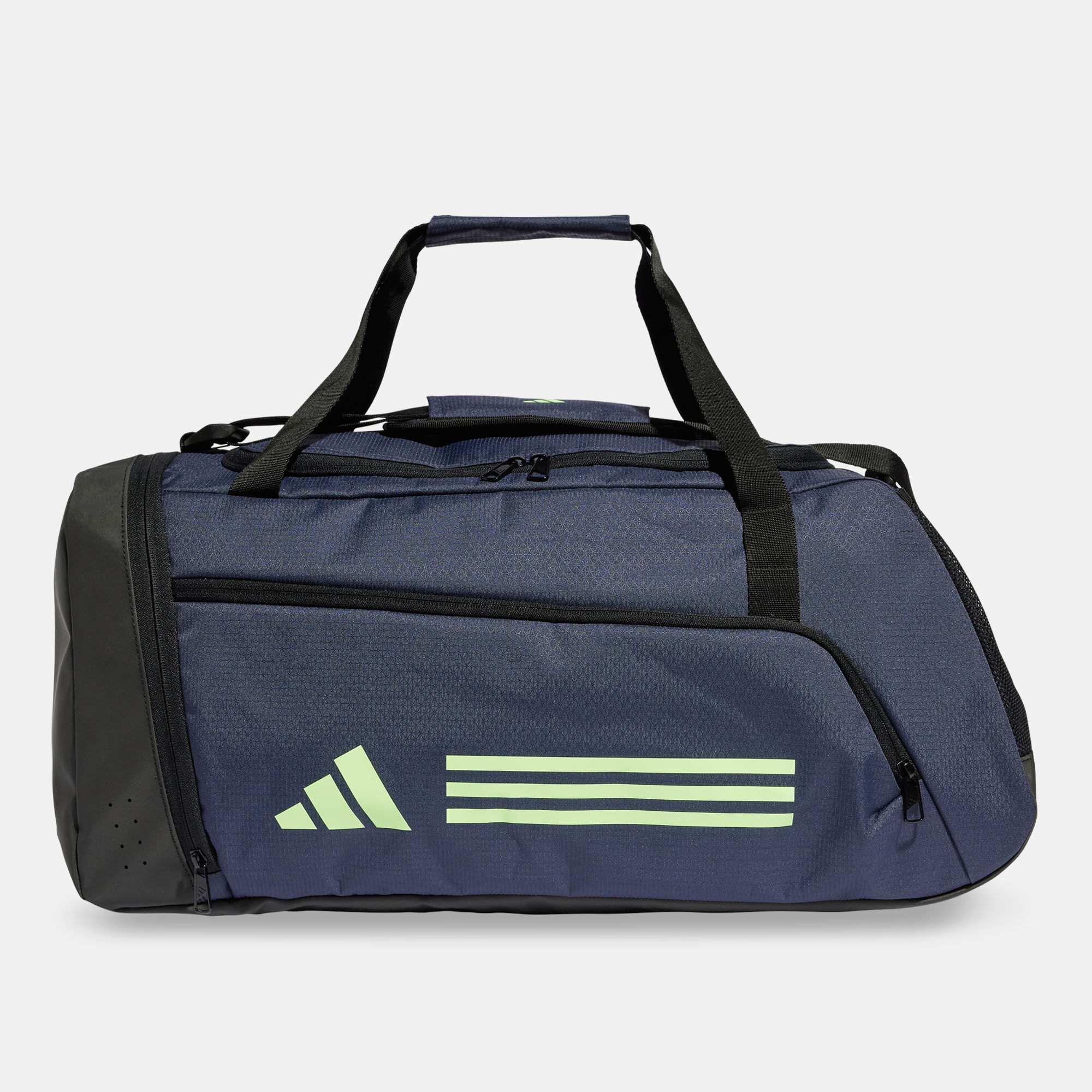 Men s Essentials 3 Stripes Duffel Bag Blue adidas in Kuwait SSS