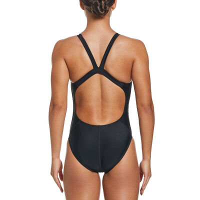 Nike Swim Women's Fastback One-Piece Swimsuit Black